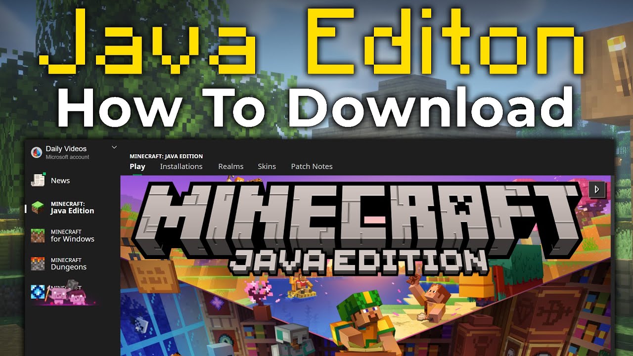 Как скачать Minecraft Java Edition (ПК)