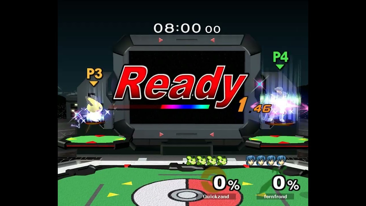 Sudden Death @ Pine Box 2  — LR1 — fernfrond ⟮Marth⟯ vs Quickzand ⟮Pichu⟯