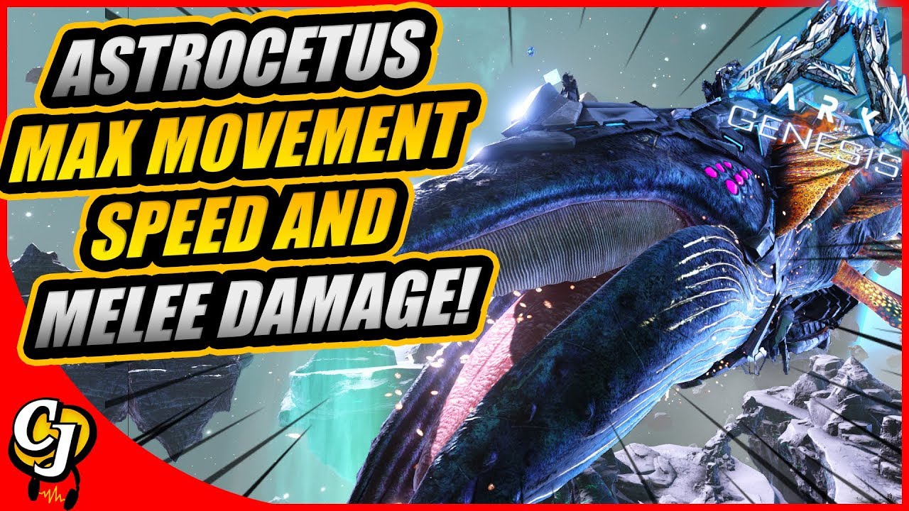 ASTROCETUS MAXIMUM MELEE DAMAGE AND MOVEMENT SPEED IS NOT WHAT YOUD EXPECT! || ARK GENESIS!
