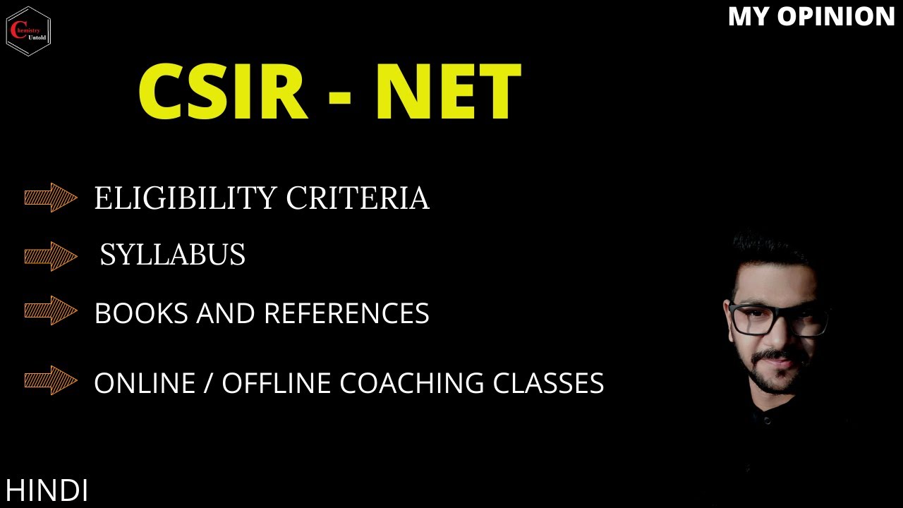 CSIR NET CHEMISTRY || WHAT IS CSIR NET || SYLLABUS AND BOOKS FOR CSIR NET ||
