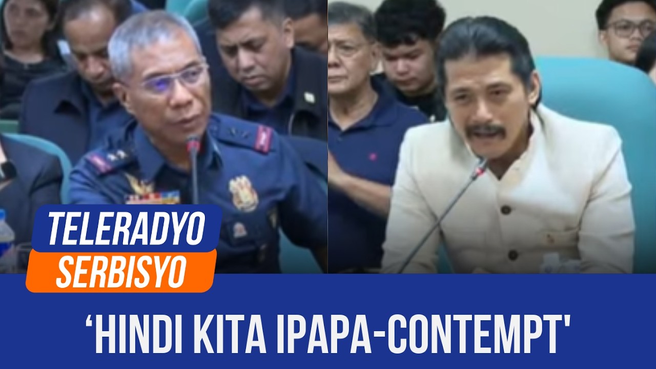 Padilla scares officials in Duterte's arrest with contempt | Teleradyo Serbisyo (10 April 2025)