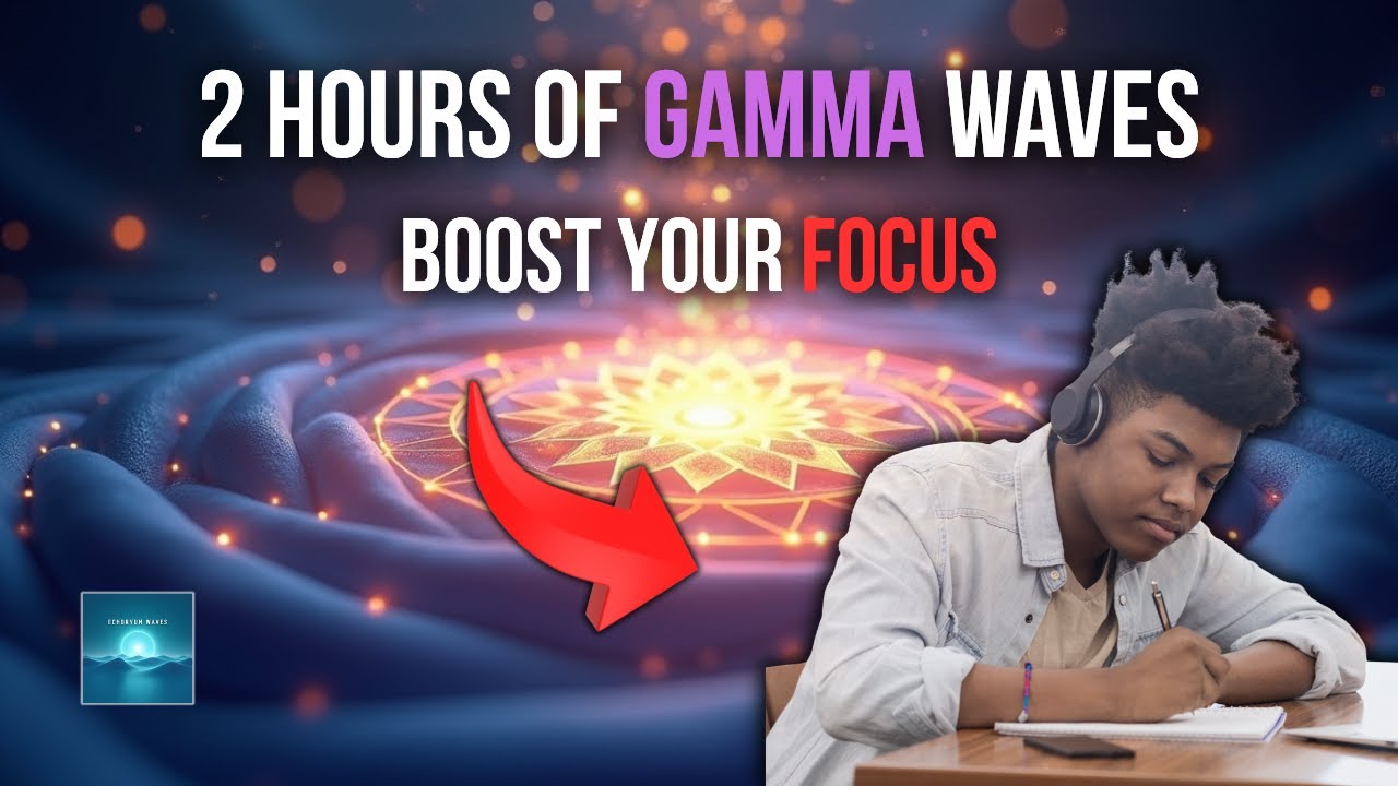 Boost Brain Power Instantly | 40Hz Gamma Waves for Concentration & Study | Echoryum