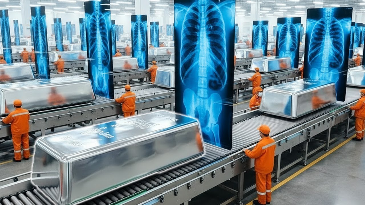 Inside a factory extracting silver & rare metals from X ray films and medical waste