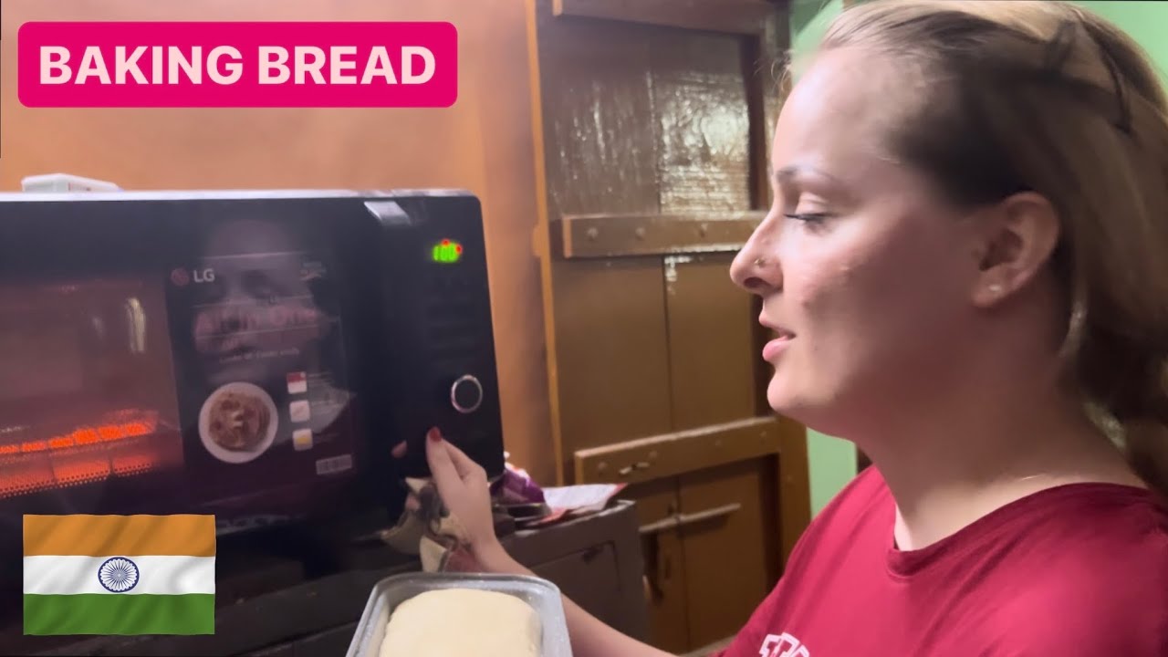 Baking Bread to my Indian Family | Village Life🇮🇳 | Indian-European Couple Vlog | LDR