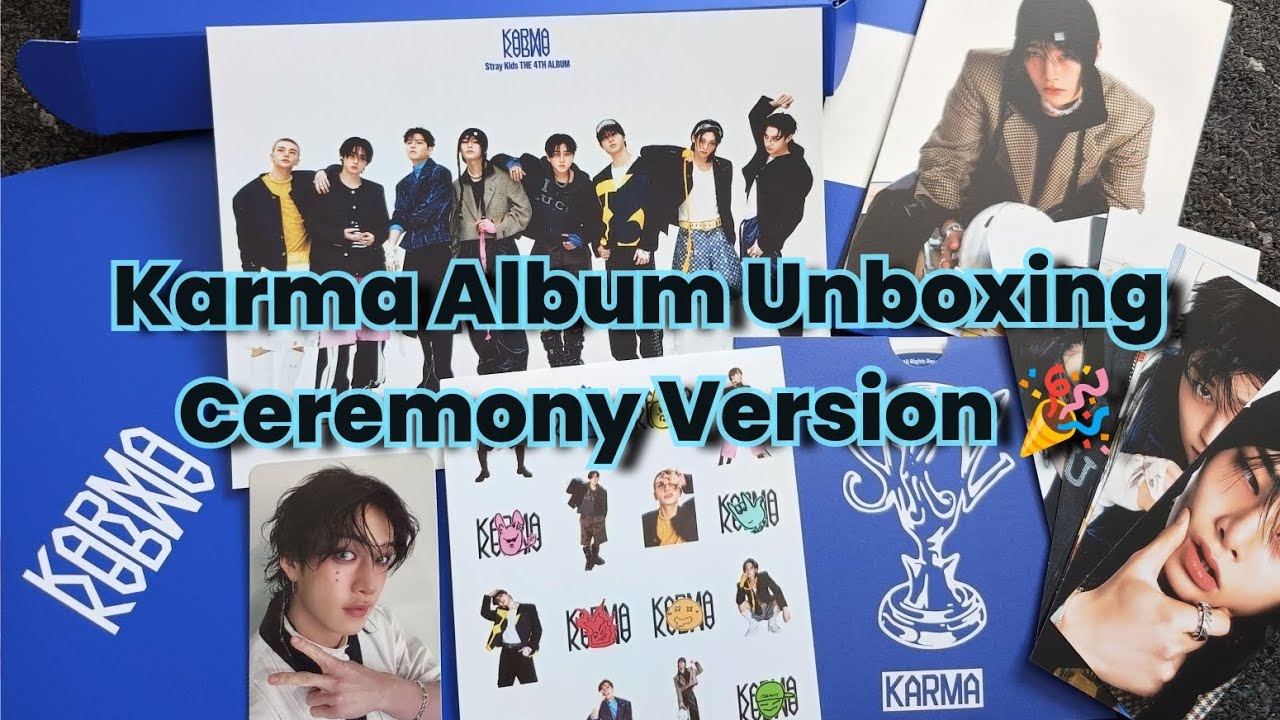 Stray Kids Karma Album Unboxing Ceremony Version 