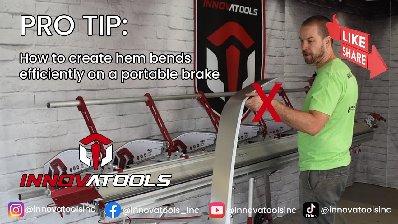 PRO TIP: Hemming pieces on a bending brake efficiently!