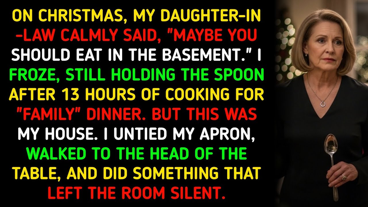 ON CHRISTMAS, MY DAUGHTER-IN -LAW CALMLY SAID, 