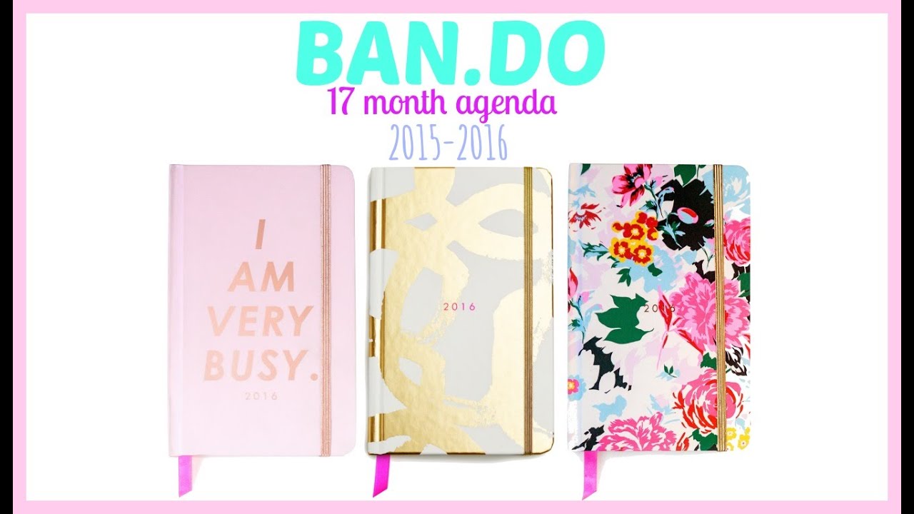 Ban.do 17 month Classic Agenda (First Impression/Review)