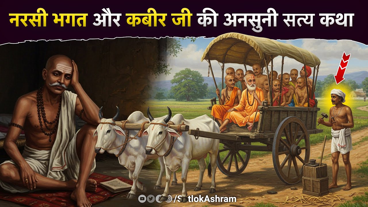 नरसी भगत और कबीर जी की अनसुनी सत्य कथा | Sant Rampal Ji Satsang | SATLOK ASHRAM