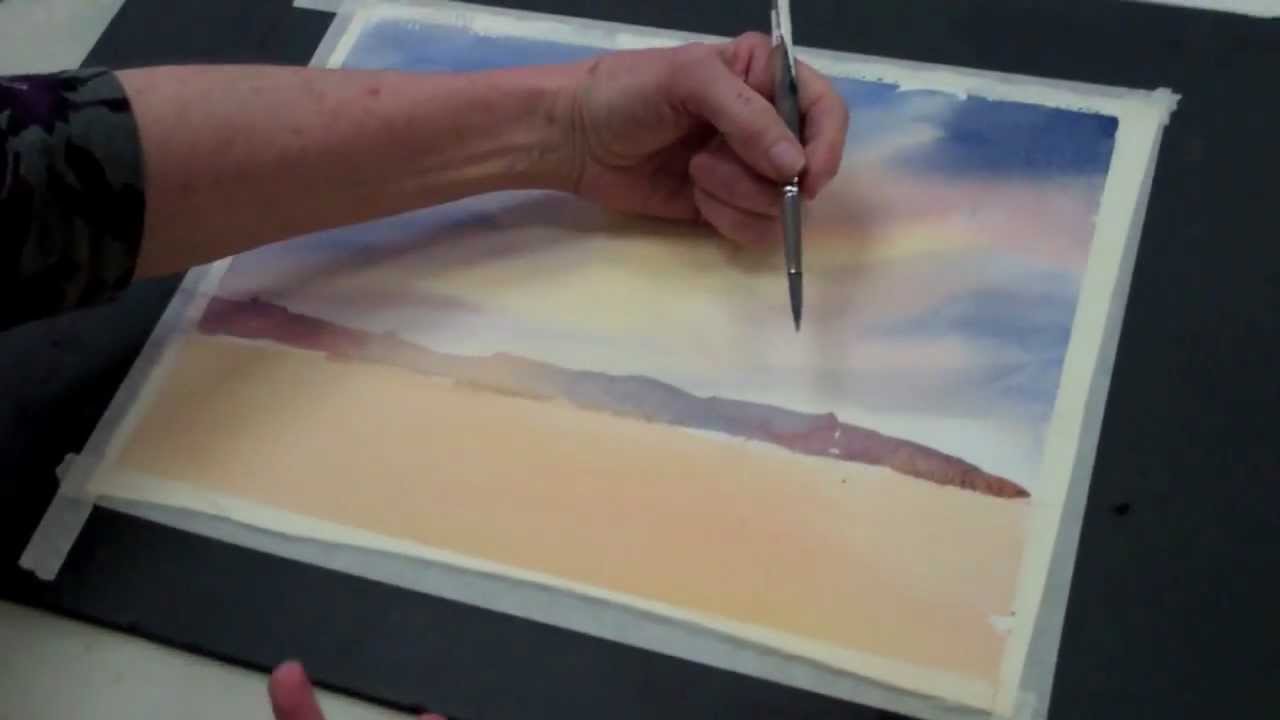 How to Paint a Watercolor Sky — The Art League School