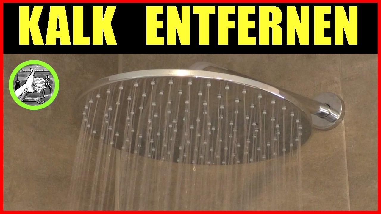 Regendusche entkalken ✅ Duschkopf entkalken ✅ Hansgrohe Kopfbrause Kalk entfernen ✅  #diy