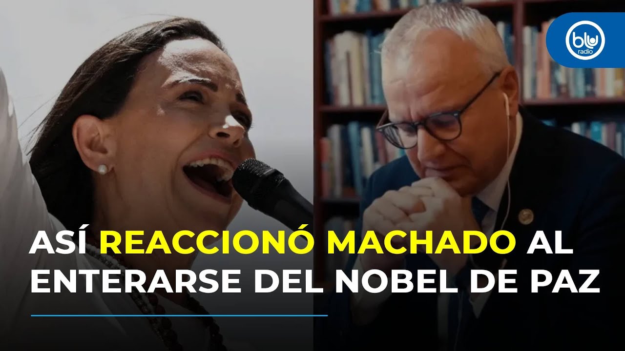 La conmovedora llamada que confirmó el Nobel de Paz a María Corina Machado