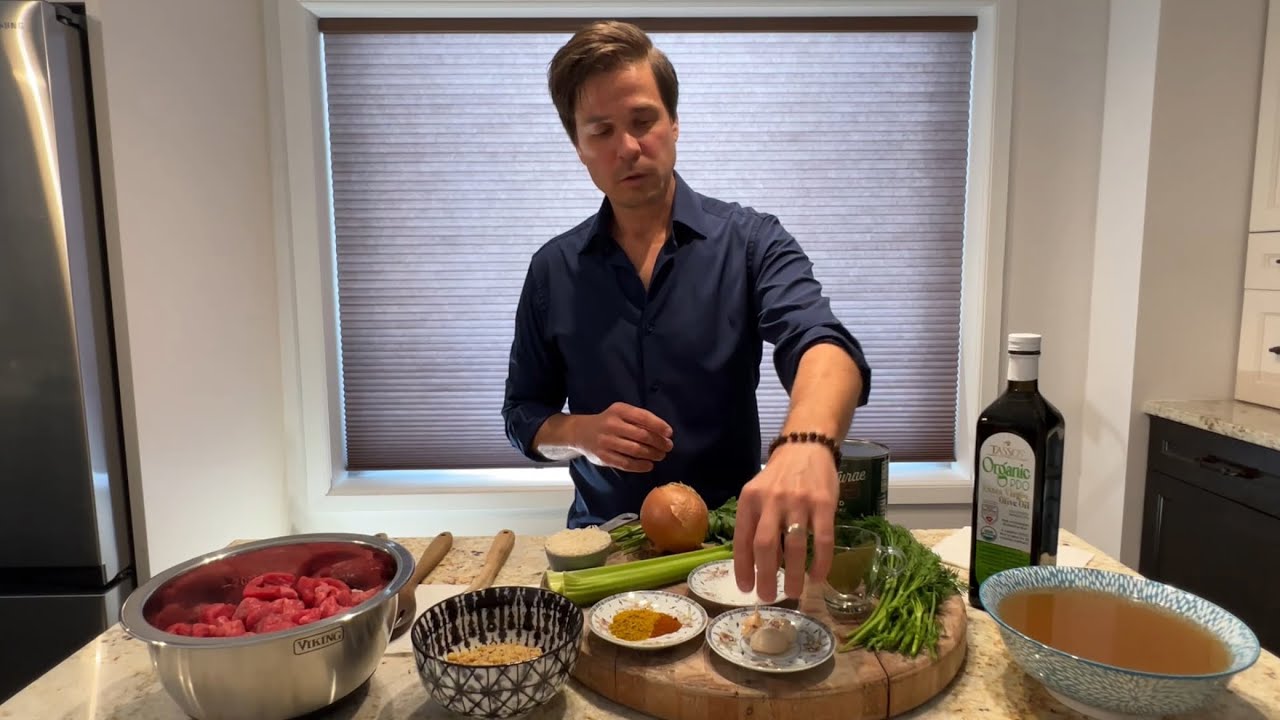 How to Make Authentic Georgian Kharcho | Savory Beef Soup Recipe #KharchoRecipe #BeefSoupRecipe