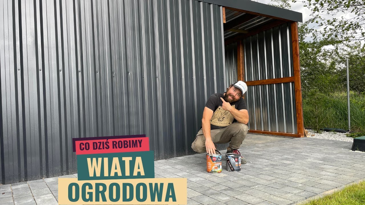 Budujemy wiatę ogrodową z drewna i blachy. Ile kosztuje wiata?