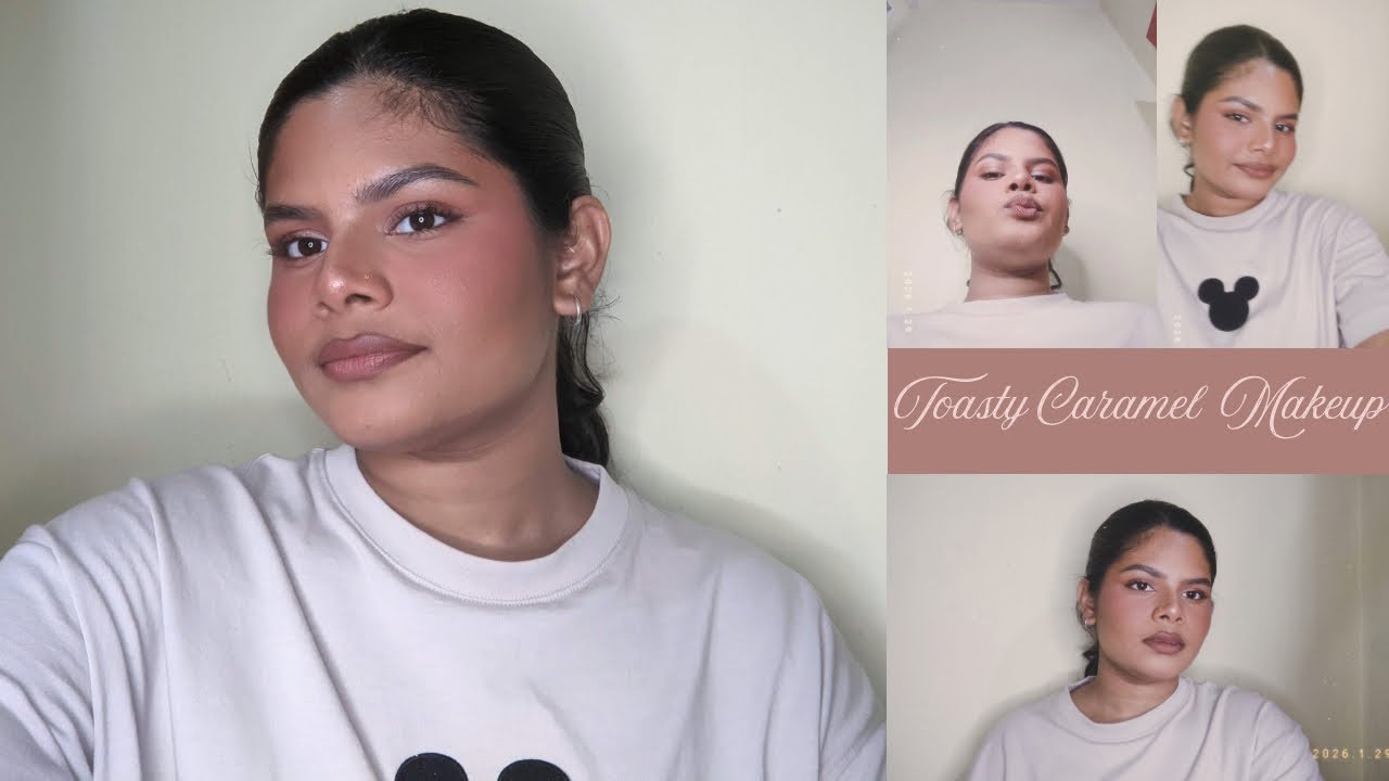“Toasty Caramel Makeup” that suits every skin tone 🤎