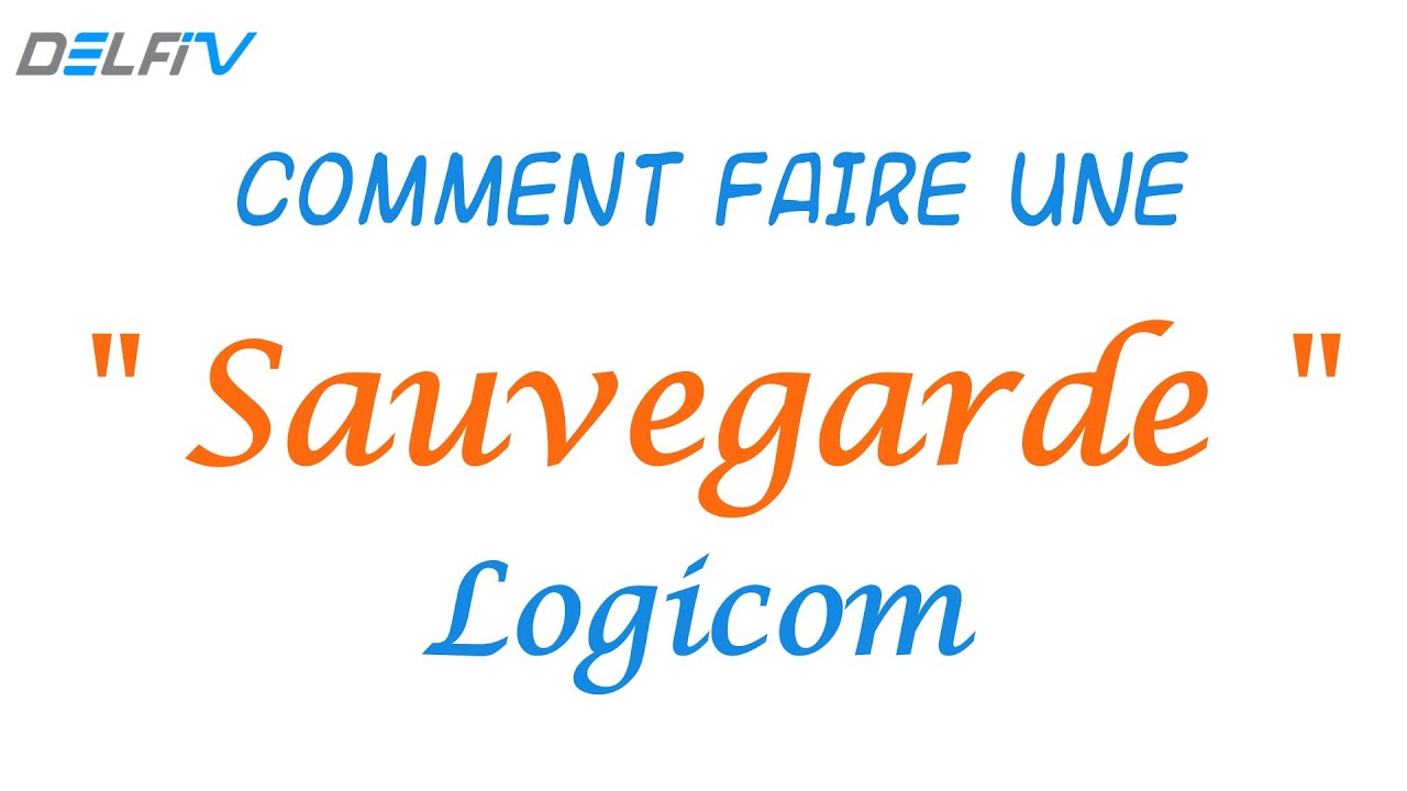 Comment faire une sauvegarde  
