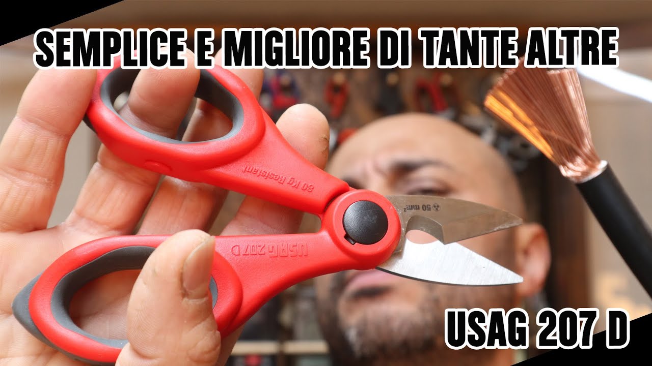 Forbici da elettricista Usag 207D - semplice ed efficace