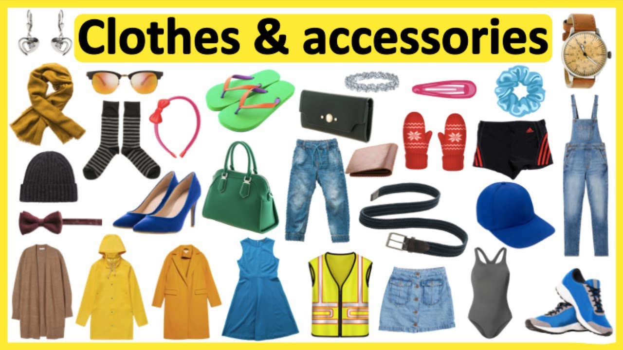 50+ CLOTHES & ACCESSORIES IN ENGLISH 👕 👖 | Improve vocabulary & pronunciation