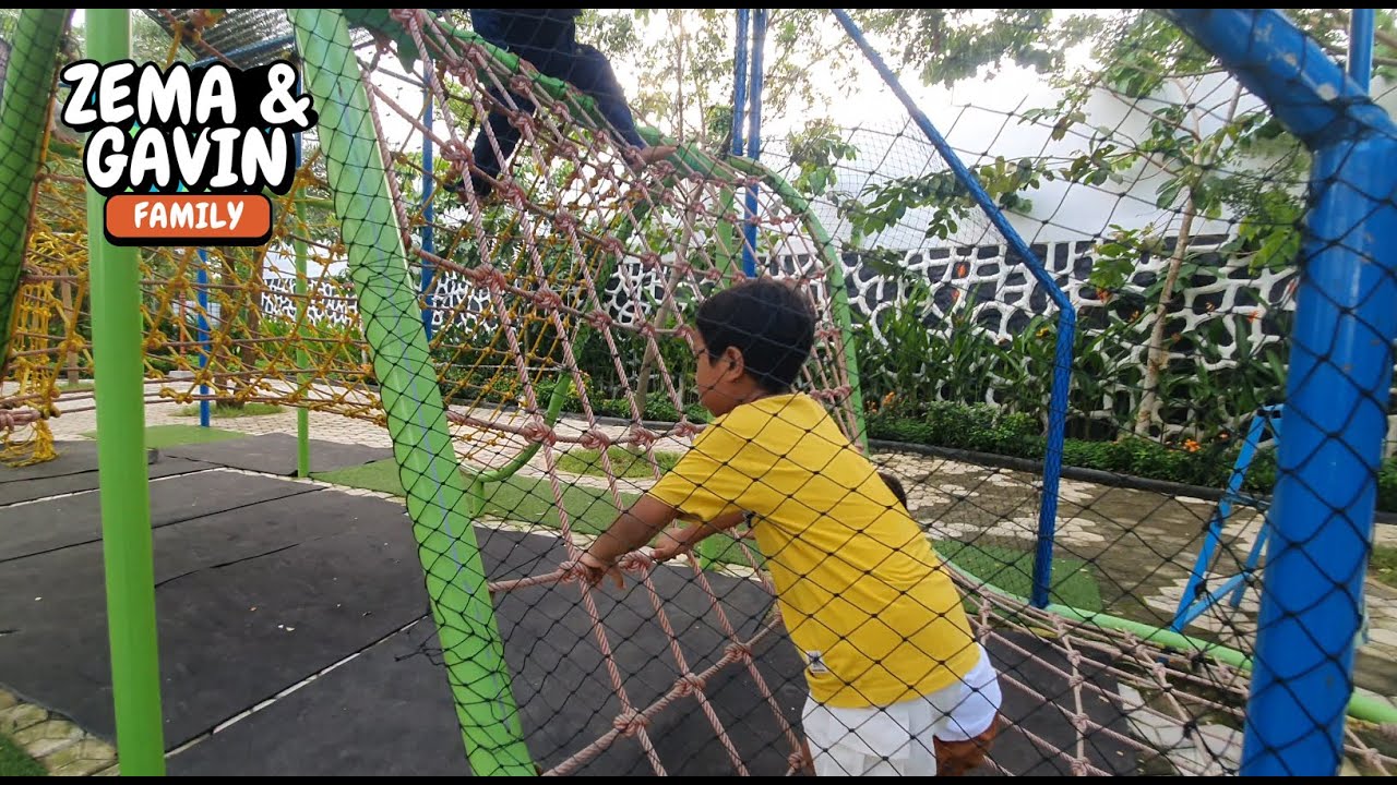 Kaka Zema main Prosotan Outdoor Gaess !! #tamanbermainanak #prosotananak #playground