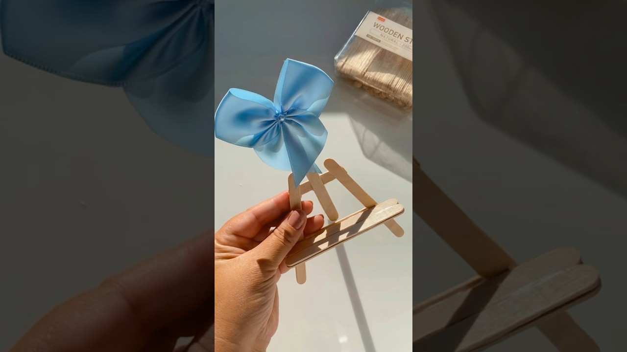 Diy Com Paletas de Picol&eacute; - Mini cavalete para Fotos e Doces Com Palitos #diy #reaproveitamento