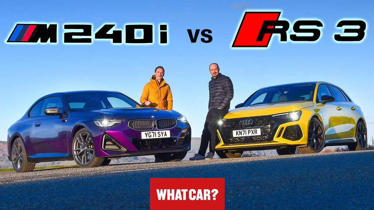 BMW M240i vs Audi RS3 review | FULL in-depth comparison plus 0-60 times | What Car?