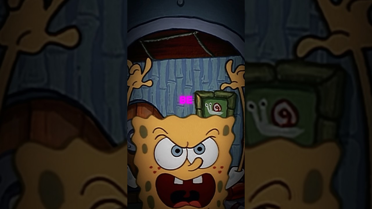 SpongeBob is the scariest character in Bikini Bottom #spongebobsquarepants #halloween #spooky