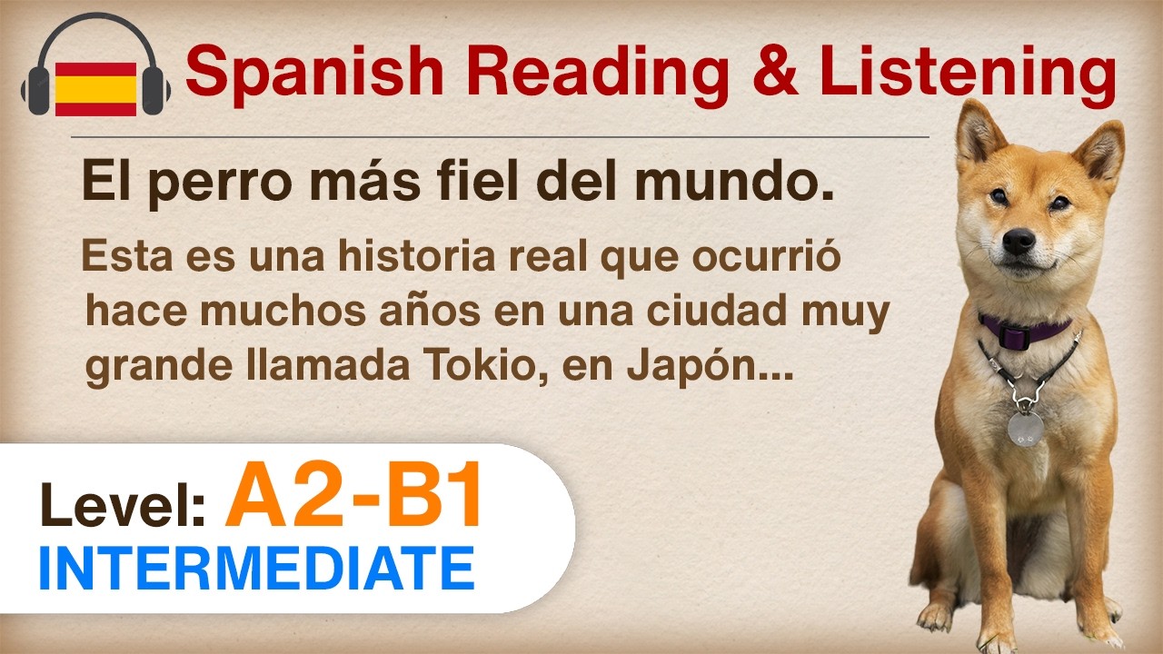 A2-B1 Spanish Story: Hachiko &ndash; The Loyal Dog | Learn Spanish Through Stories
