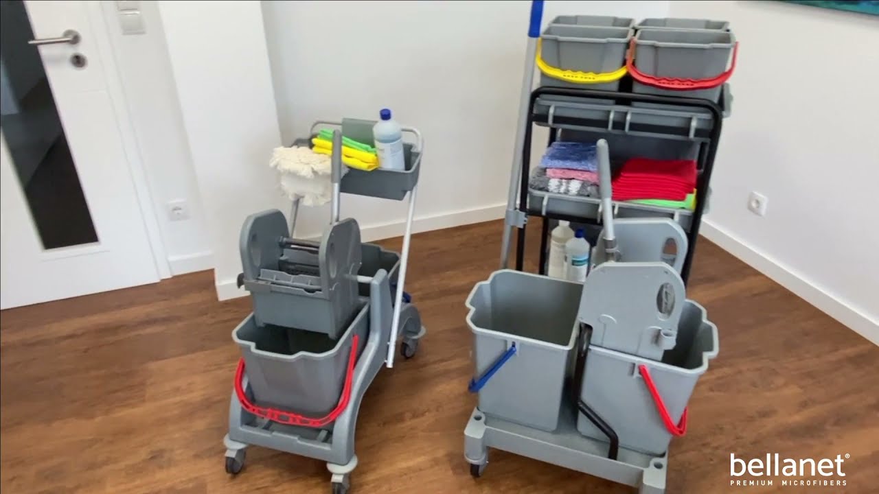 Aufbau des großen Eco Reinigungswagen der bellanet im Zeitraffer + Unboxing