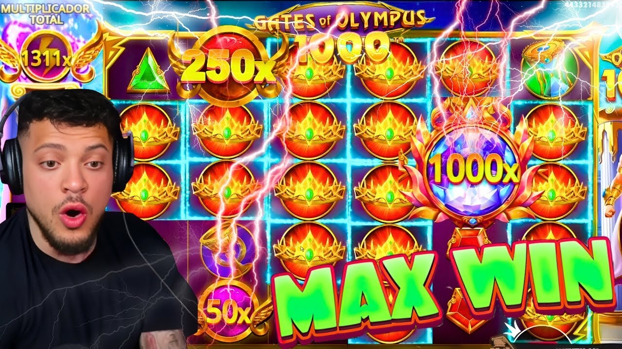 MAX WIN!!! VEIO 1000x NO GATES OF OLYMPUS 1000! CEROL ENLOUQUECEU!!