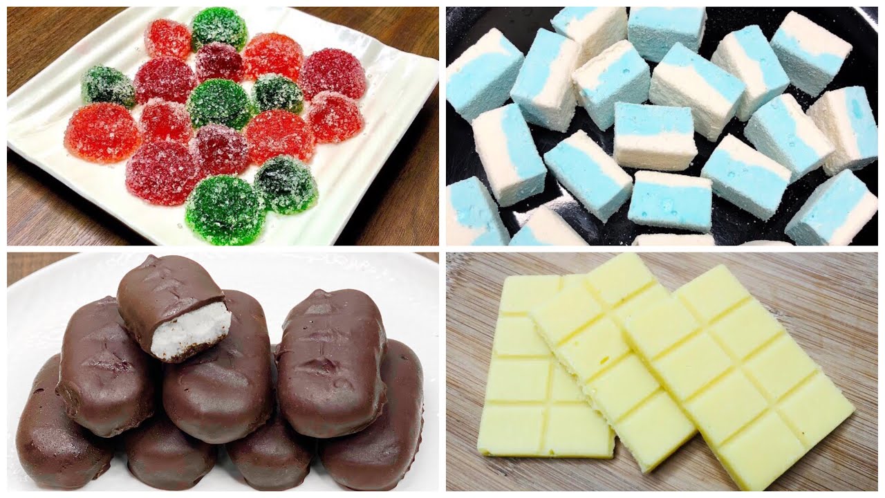 4 Easy Homemade Chocolate Recipe | How to Make Chocolate | Easy Chocolate Recipe