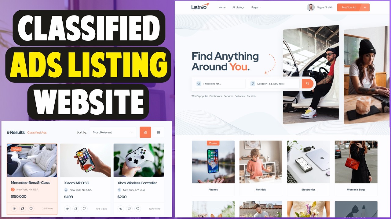 Classified Ads & Business Listing Website like Craigslist, eBay & OLX with WordPress