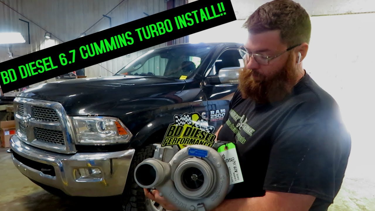 Установка турбокомпрессора BD Diesel 6.7 Cummins