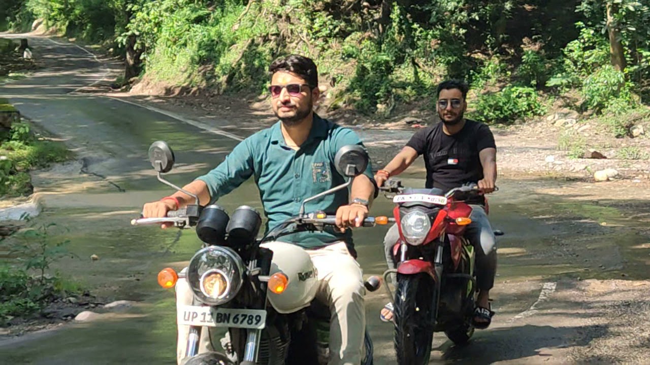Suzuki gixxer and Royal Enfield Thunderbird ride on neelkanth way #ride #bike #way #suzuki #enfield