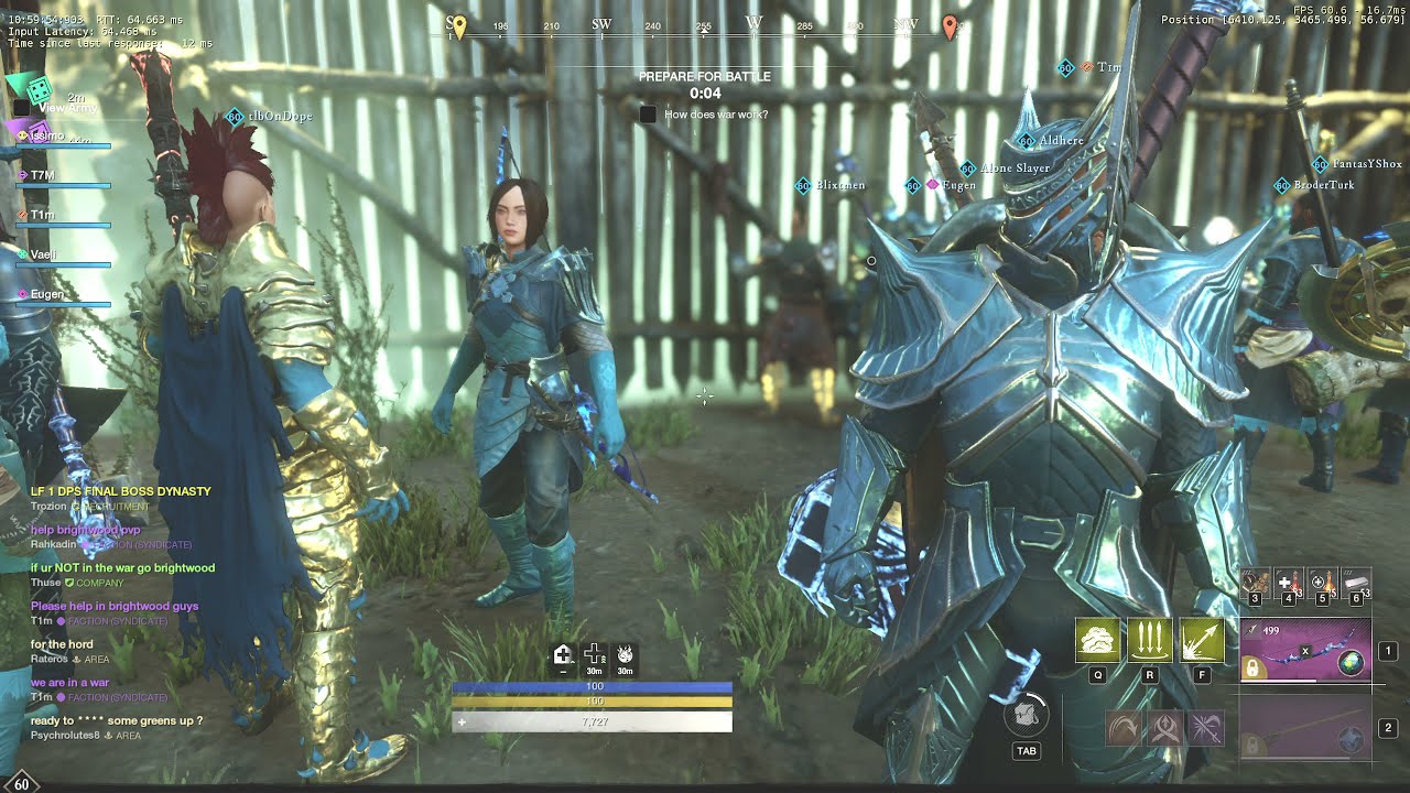 New World PvP. Bow\Rapier war action. EU Finias. 