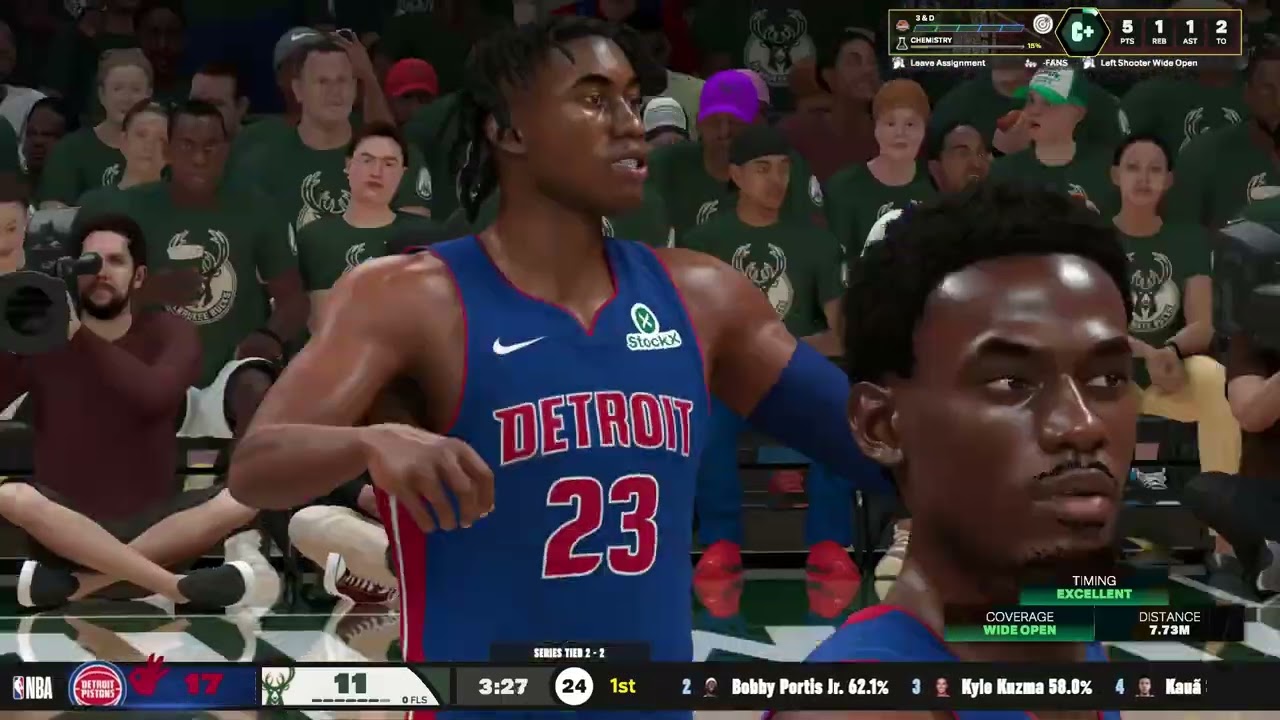 NBA 2K26 – MyCareer | EP 39: PLAYOFFS R2 – G5: Bucks x Pistons — Noite estranha em Milwaukee🧐🤐