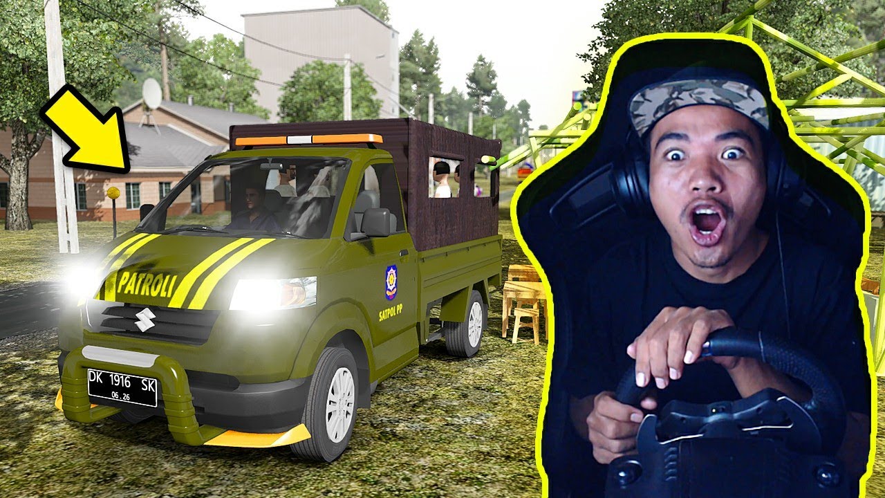BAWA PASUKAN!! MOBIL SATPOL PP RAZIA WARUNG- ETS2