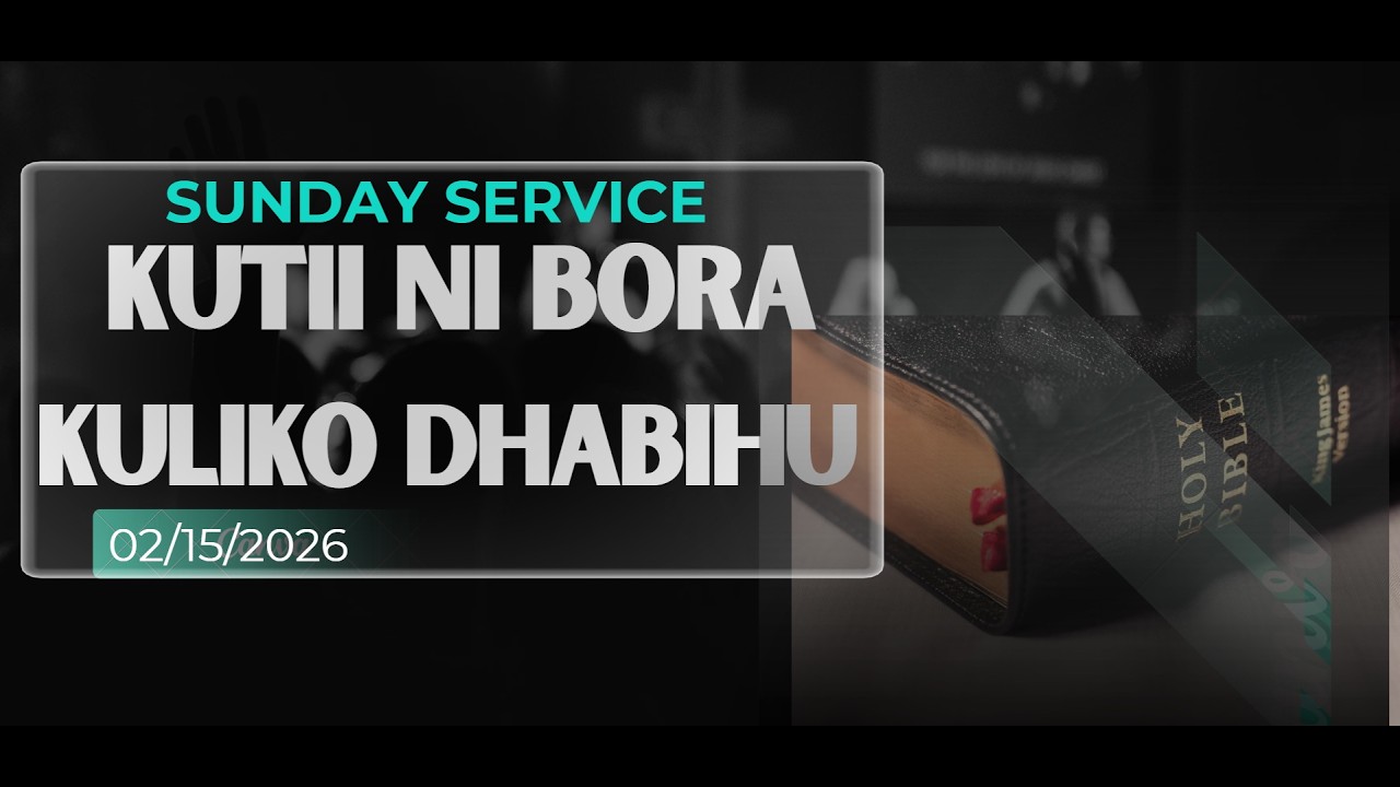 KUTII NI BORA KULIKO DHABIHU (To Obey Is Better Than Sacrifice) 1 SAMUEL 15:22