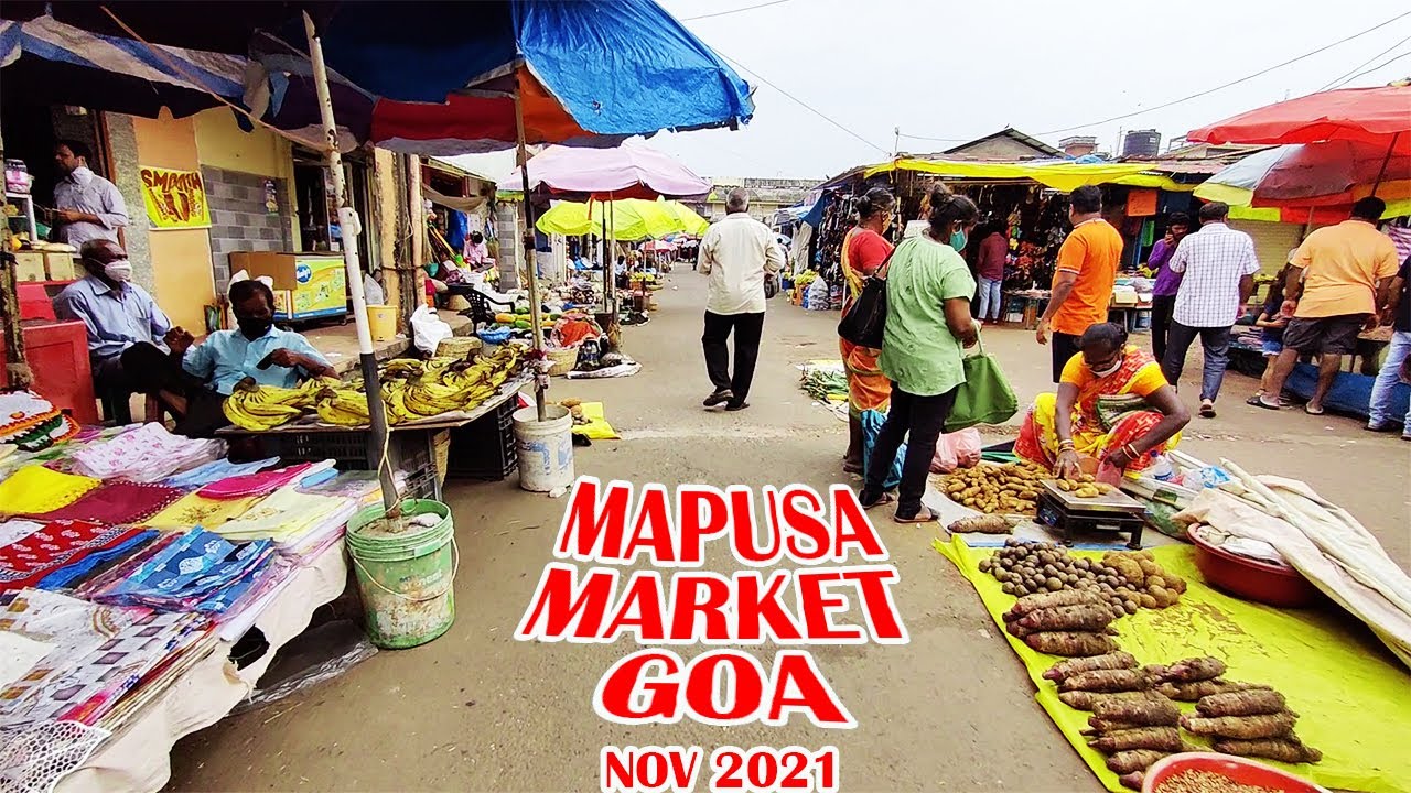 Goa famous Mapusa market|