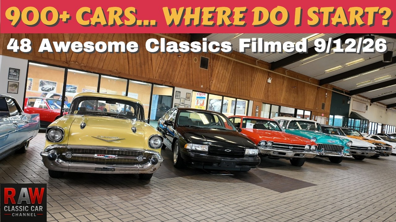 🚗🔥 900+ КЛАССИЧЕСКИХ АВТОМОБИЛЕЙ ПОД ОДНОЙ КРЫШЕЙ! | Прогулка по Classic Auto Mall