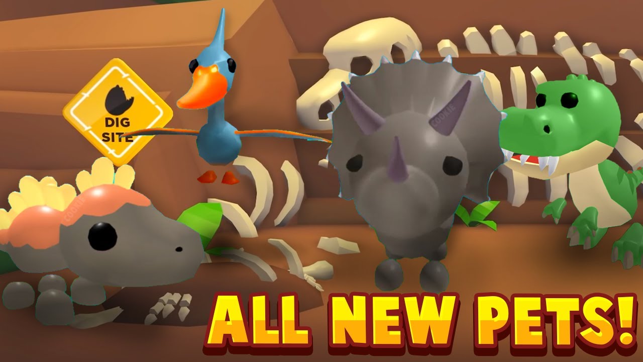 All 12 *NEW* Adopt Me Fossil Pets In The Fossil Egg! Roblox Adopt Me