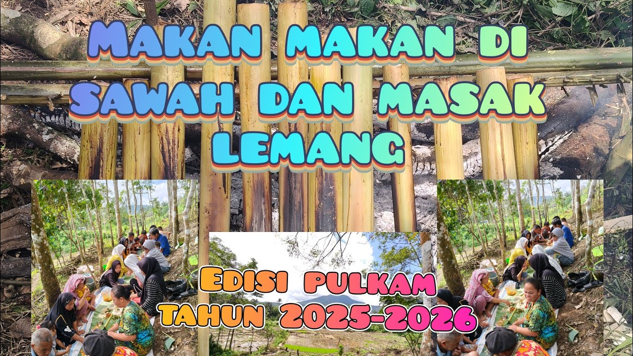 MAKAN - MAKAN DI SAWAH DAN MASAK LEMANG (@SaddamhuseinSiregar-f6r ) 