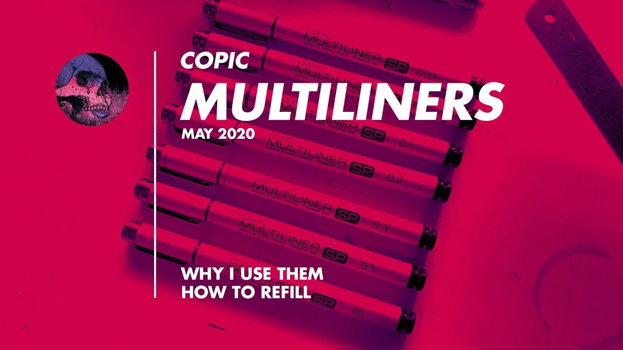 Copic Multiliners - Refilling and Information