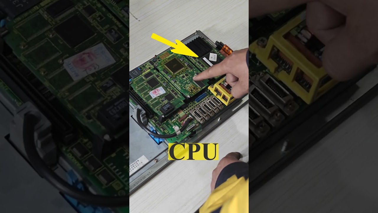 Brief introduction components of the FANUC 0i-mate C controller #fanuc#cnc #controller