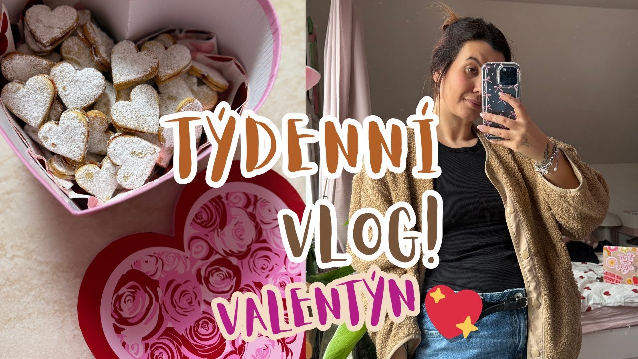 DÁRKY NA VALENTÝNA💕, JSEM PO CHŘIPCE😷!