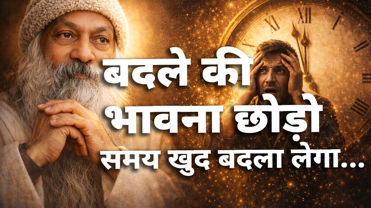 Osho: बदले की भावना छोड़ो, समय को बदला लेने दो | ओशो का अमृत वचन | Osho Hindi Discourse