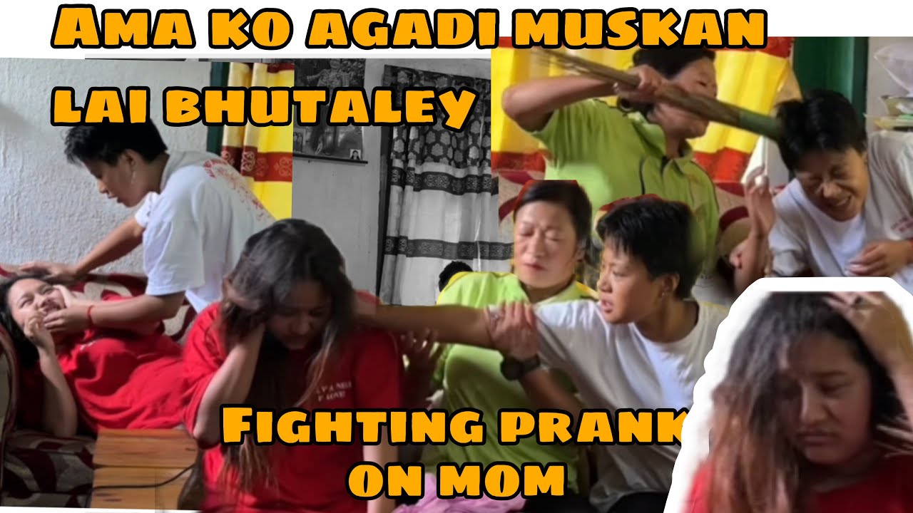 MUSKAN LAI HATH UTHAUDA ESTO VAYO 😮‍💨 HITTING MY GIRL PRANK ON MOM !! INSTANT REGRET 😅