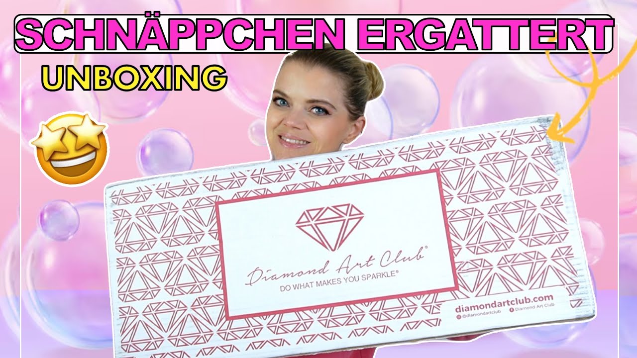 SCHNÄPPCHEN ENTDECKT 😲 DIAMOND ART CLUB UNBOXING