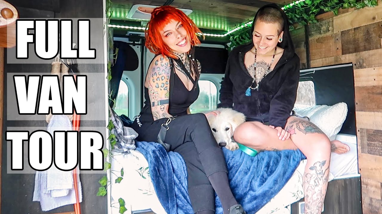 TOUR of Stephi's CUSTOM VAN for female travel