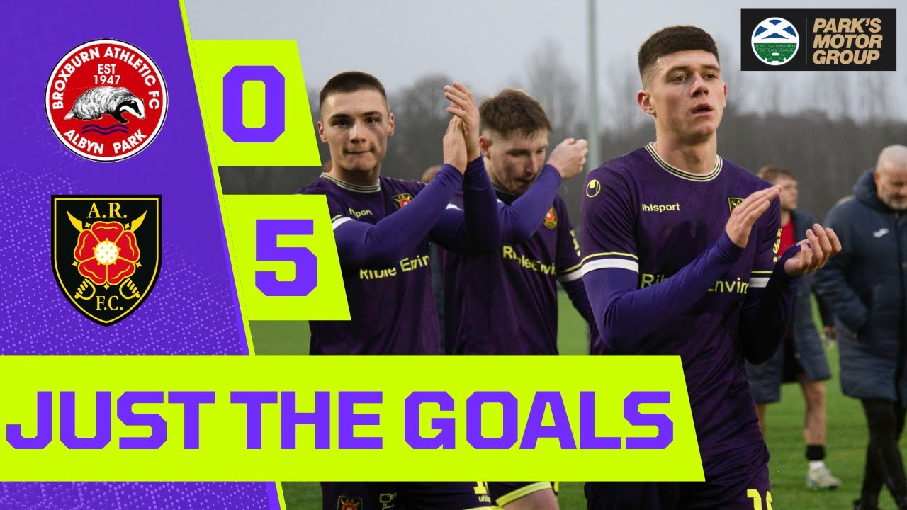 GOALS: All the goals from our five-star victory away to Broxburn Athletic!