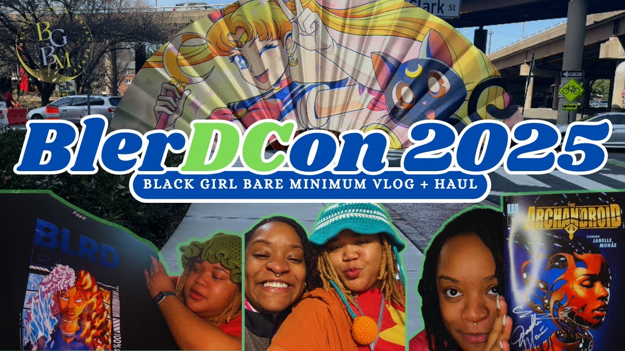 BLERDCON 2025 + ARTIST ALLEY HAULS, SEEING JANELLE MONAE, & BLERD CULTURE